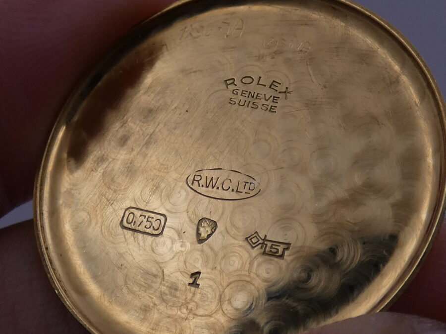 Rolex Precision Chronometer 2552 18Kt Solid Gold YEAR 1955 Manual Winding - immagine 16