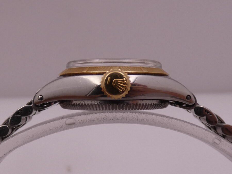 Rolex Oyster Perpetual Lady 6505 Automatico 18Kt Gold Bezel & Steel JUST SERVICED ANNO 1963 - immagine 14