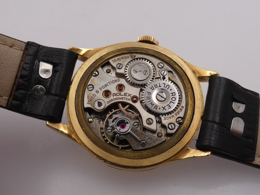 Rolex Precision Chronometer 2552 18Kt Solid Gold YEAR 1955 Manual Winding - immagine 17
