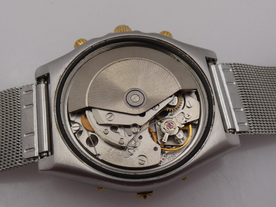 Breitling Chronomat Cronografo 81950 Automatico  18Kt Gold & Steel ANNI '90s - immagine 15