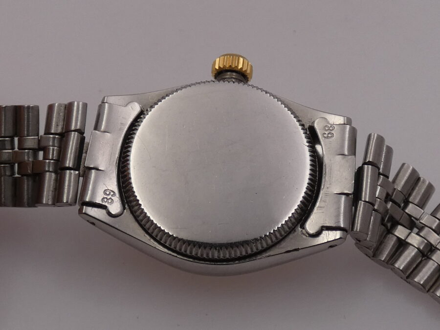Rolex Oyster Perpetual Lady 6505 Automatico 18Kt Gold Bezel & Steel JUST SERVICED ANNO 1963 - immagine 15