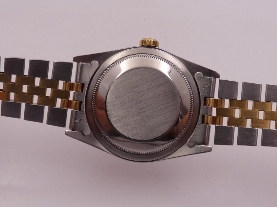Rolex Datejust 36 16233 Jubile GILT Dial 18Kt Gold & Steel ANNO 1990 Automatico - immagine 15
