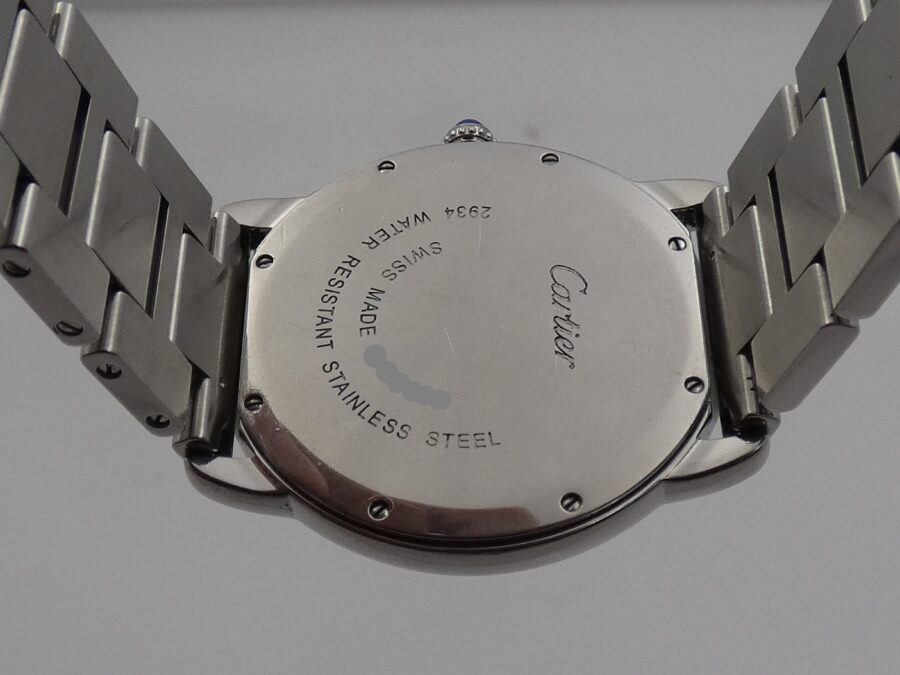 Cartier Ronde Solo de Cartier 2934 36mm With Bracelet Swiss Made Acciaio ANNI '2000s - immagine 16