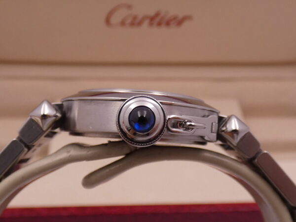Cartier Pasha Miss Pasha Lady 2973 Silver Dial With Bracelet Acciaio Anni '2000