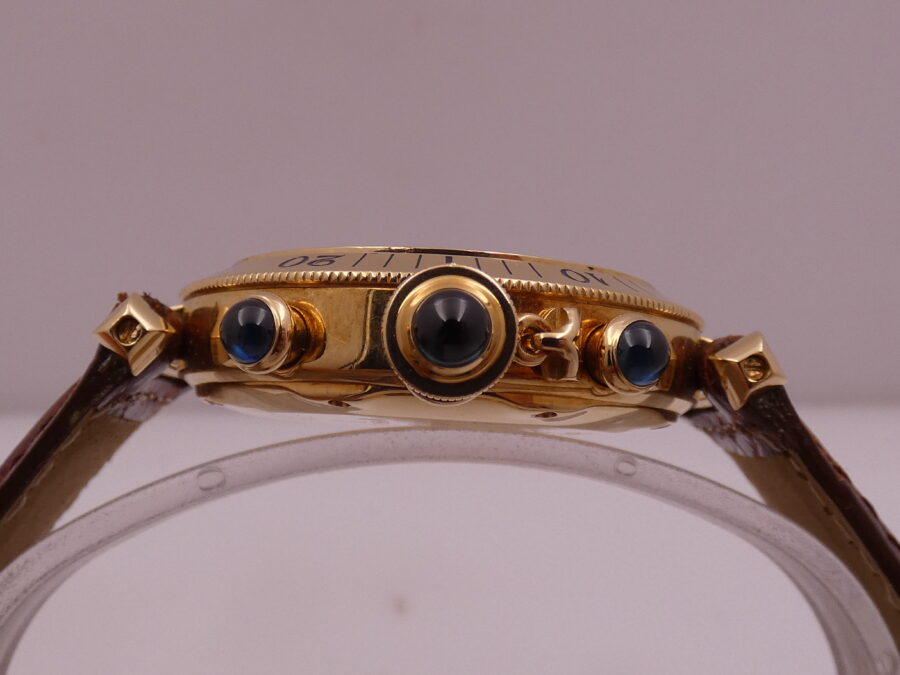 Cartier Pasha Chronografo 38mm 30009 18Kt Solid Gold With Deployante 1991 - immagine 16