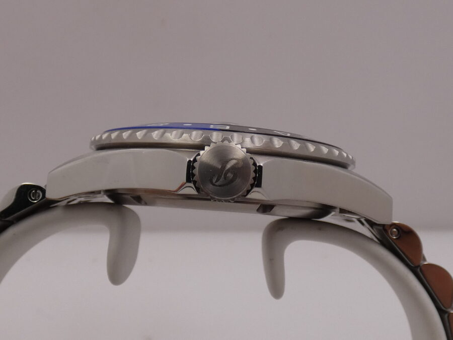 Perseo GMT Subaquatic Batman 200m 6785 NEW BOX&PAPERS Automatico Jubilee Bracelet Mai Indossato - immagine 16