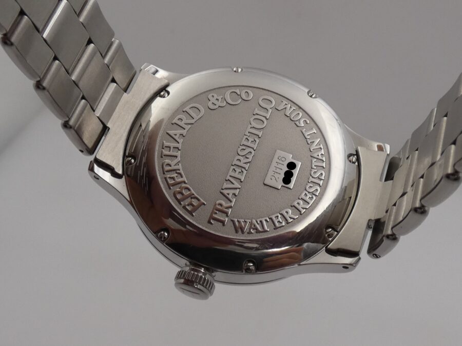 Eberhard & Co. Traversetolo 21116 BOX&PAPERS Anno 2022 Hand Winding With Bracelet Acciaio - immagine 16