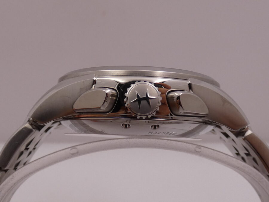 Hamilton Jazzmaster Auto Chrono Cronografo N.O.S Automatic BOX&PAPERS May 2025 Acciaio New Old Stock - immagine 16