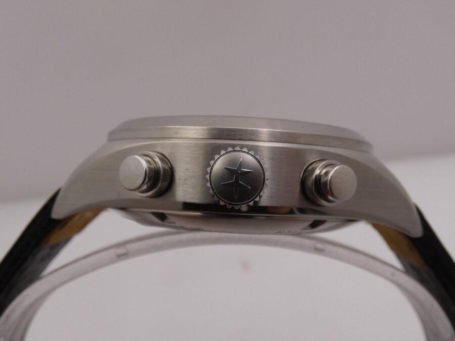 Hamilton Khaki Field Day Date Auto Cronografo Day-Date NEW BOX&PAPERS H716160 Acciaio Mai Indossato - immagine 16