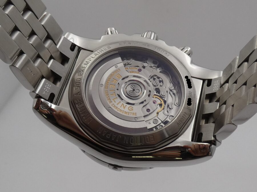 Breitling Chronomat Chronometre AB01111 Mop Dial With PAPERS Japan Limited Edition 500pcs anno 2018 - immagine 17