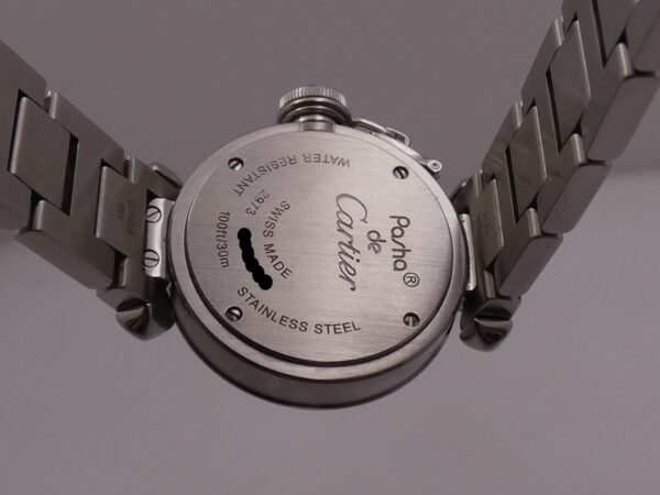 Cartier Pasha Miss Pasha Lady 2973 Silver Dial With Bracelet Acciaio Anni '2000