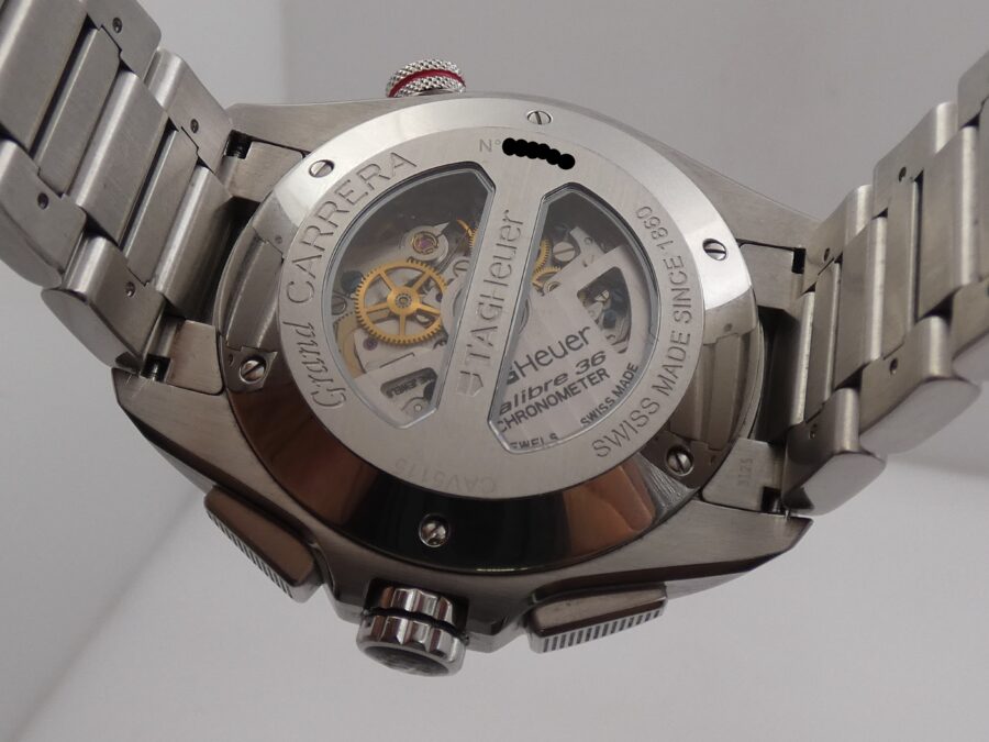 TAG Heuer Grand Carrera Calibre 36 El Primero Chrono BOX&PAPERS Cronometro COSC Automatic anno 2015 - immagine 17