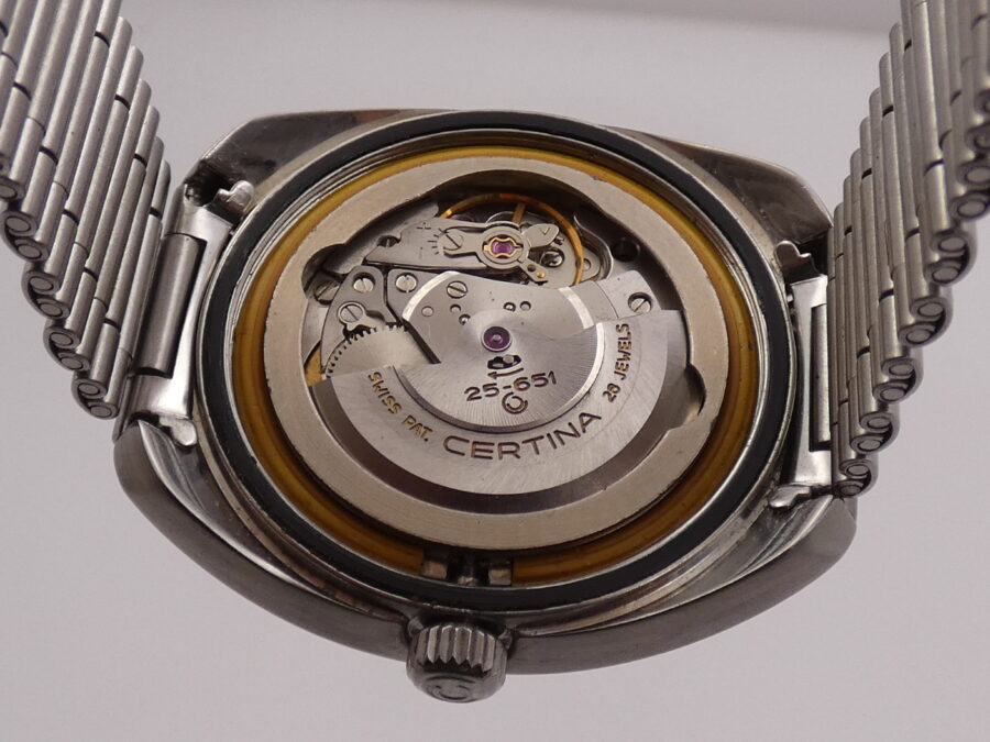 Certina DS-2 Turtle Ds-2 Vintage 38mm Automatic Date SERVICED '70s Acciaio With Bracelet Ref. 5801 300 - immagine 18
