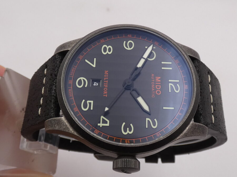 Mido Multifort Arabic 44mm NUOVO BOX&PAPERS Automatic Date March 2025 Steel Ref. M032607A - immagine 3