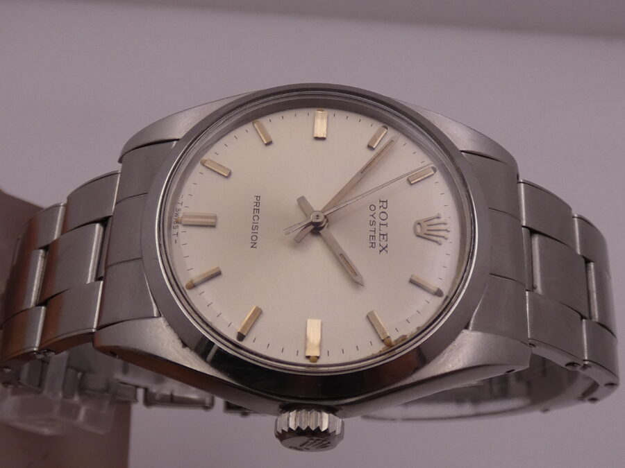 Rolex Oyster Precision 6426 With PAPERS Anno1974 Hand Winding Rivet Bracelet Acciaio - immagine 4
