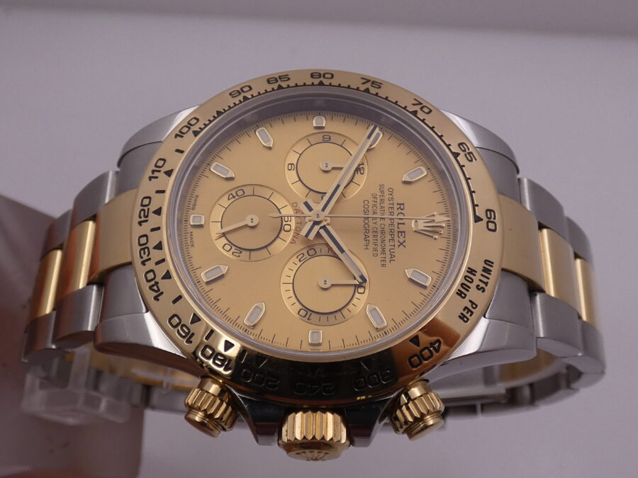Rolex Daytona Cosmograph 116503 Anno 2022 Chromalight BOX&PAPERS 18Kt Gold&Steel Automatico - immagine 3