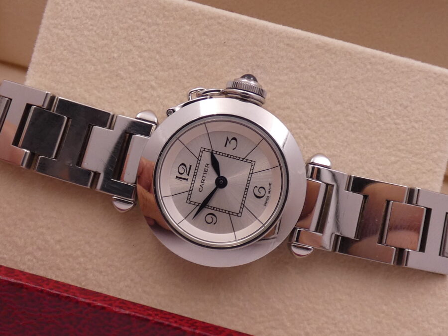 Cartier Pasha Miss Pasha Lady 2973 Silver Dial With Bracelet Acciaio Anni '2000 - immagine 3