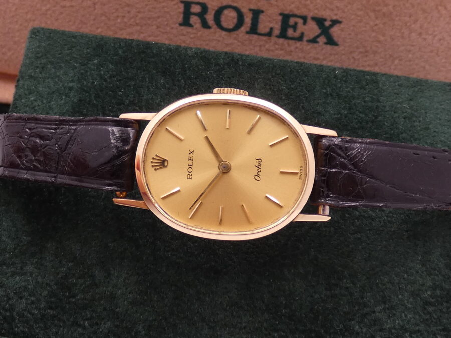 Rolex Orchid Lady 18Kt Solid Gold Hand Winding JUST SERVICED Anno 1981 Ref. 2667 - immagine 4