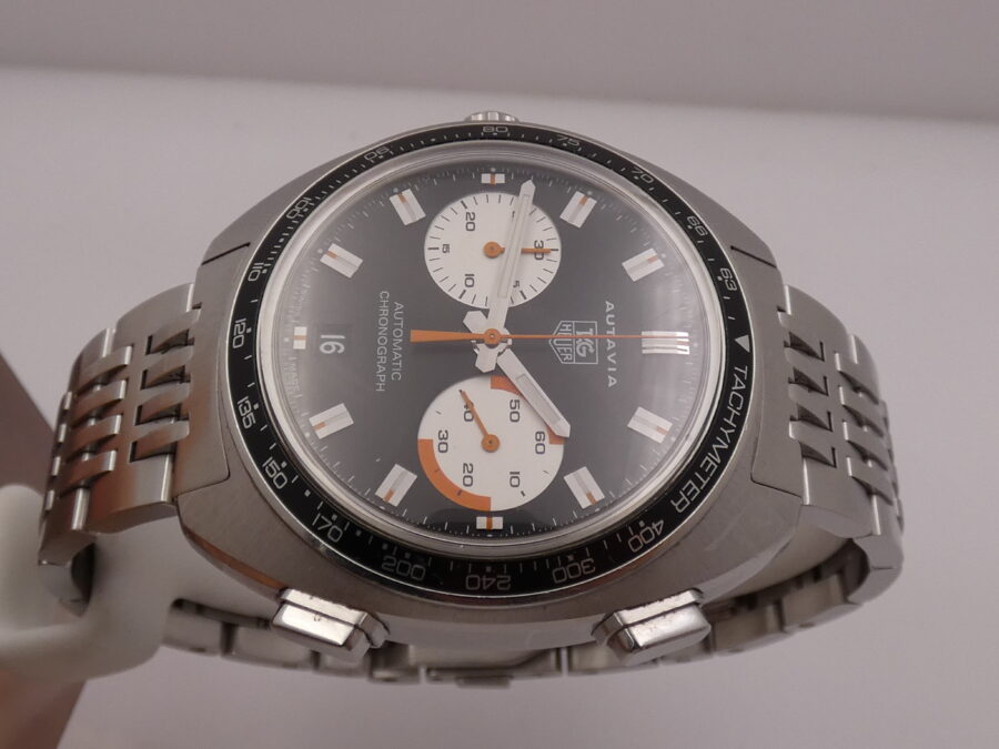 TAG Heuer Autavia Chrono 42mm CY2111 Never Polished BOX&PAPERS Automatico JUST SERVICED Anno 2004 - immagine 3