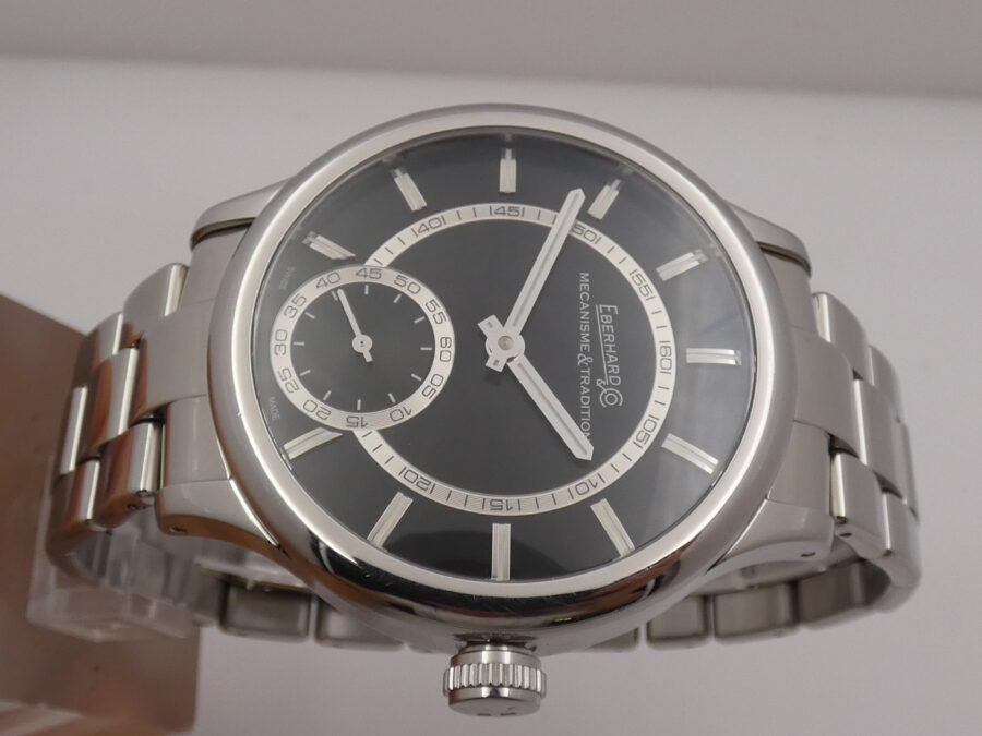 Eberhard & Co. Traversetolo 21116 BOX&PAPERS Anno 2022 Hand Winding With Bracelet Acciaio - immagine 3