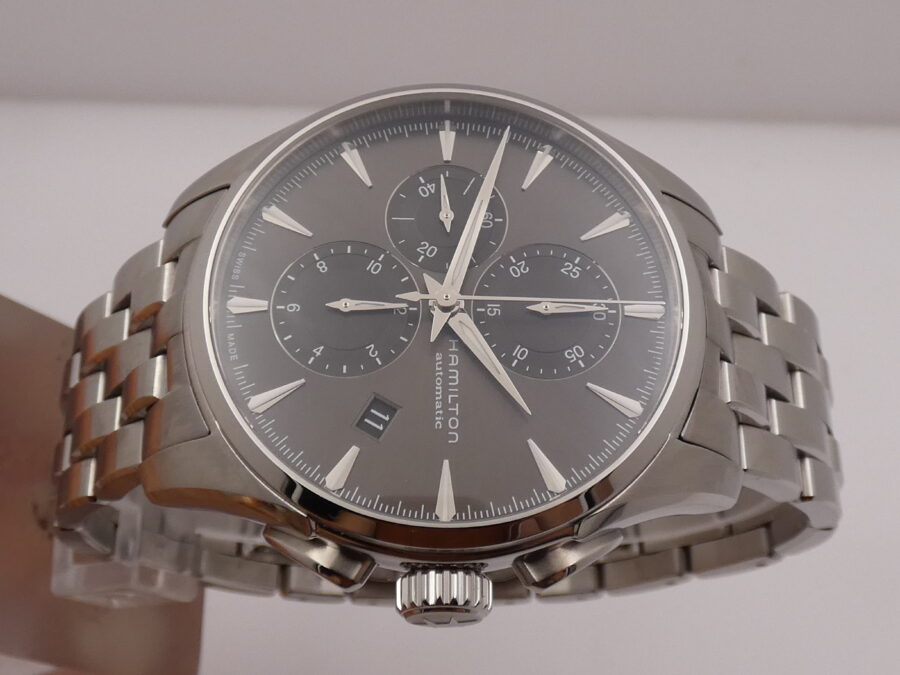 Hamilton Jazzmaster Auto Chrono Cronografo N.O.S Automatic BOX&PAPERS May 2025 Acciaio New Old Stock - immagine 3