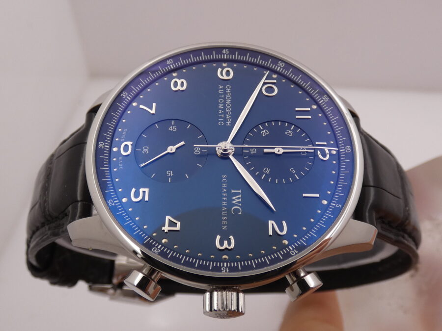 IWC Cronografo Portoghese IW371491 With PAPERS Automatico Anno 2019 TOP CONDITION Acciaio - immagine 3