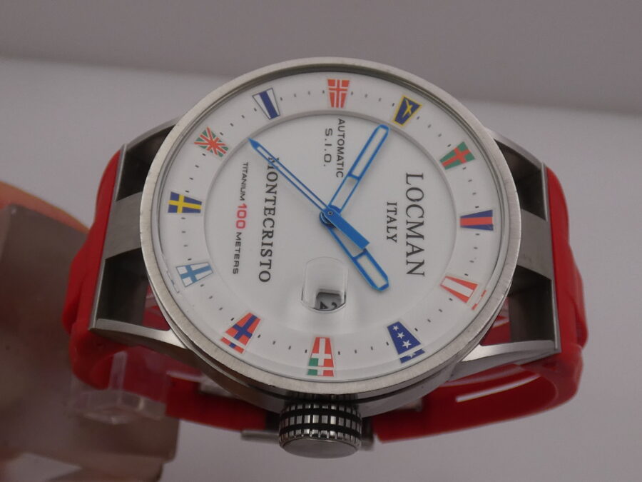 Locman Montecristo Yacht Club Titanio 44mm BOX&PAPERS White Dial Automatic S.I.O. Ref. 511 - immagine 3