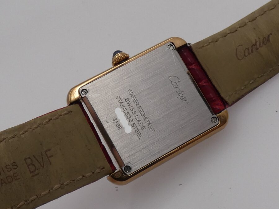 Cartier Tank Solo 3168 18Kt Rose Gold & Steel Roman Dial Swiss Made W5200002 - immagine 21