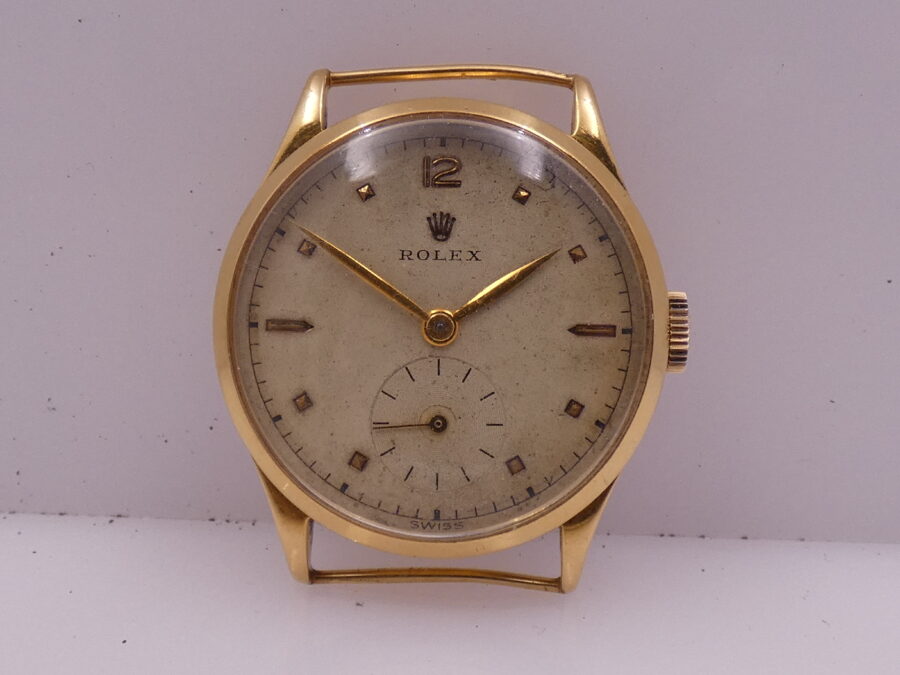 Rolex Precision Chronometer 2552 18Kt Solid Gold YEAR 1955 Manual Winding - immagine 4
