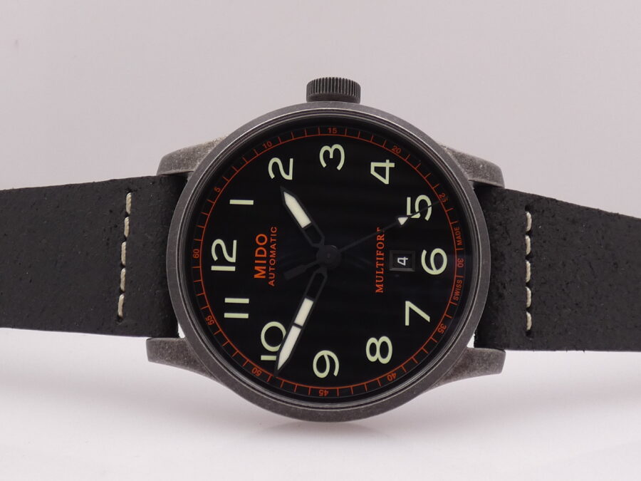 Mido Multifort Arabic 44mm NUOVO BOX&PAPERS Automatic Date March 2025 Steel Ref. M032607A - immagine 4