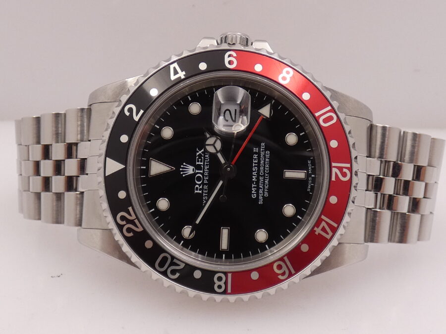 Rolex GMT-Master II Jubilee 16710 Coke BOX&PAPERS Never Polished ANNO 2001 Automatico Acciaio - immagine 4