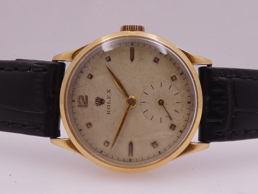 Rolex Precision Chronometer 2552 18Kt Solid Gold YEAR 1955 Manual Winding - immagine 5