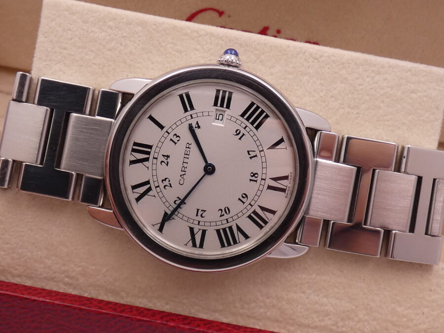 Cartier Ronde Solo de Cartier 2934 36mm With Bracelet Swiss Made Acciaio ANNI '2000s - immagine 4