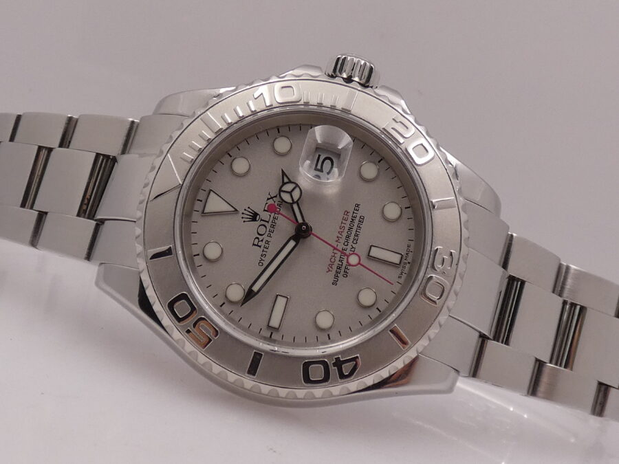 Rolex Yacht-Master 40 Rolesium Platinum 16622 Anno 2004 Automatico Oyster Bracelet Acciaio - immagine 4