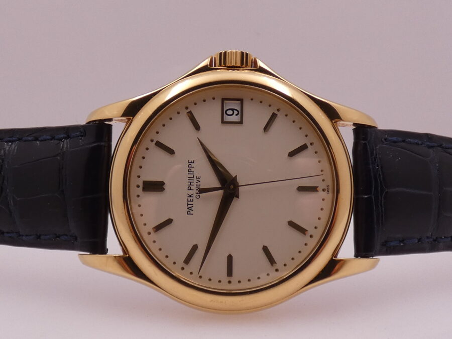 Patek Philippe Calatrava 5127J 37mm Automatico 18Kt Solid Gold BOX&PAPERS anno 2005 MINT CONDITION - immagine 4