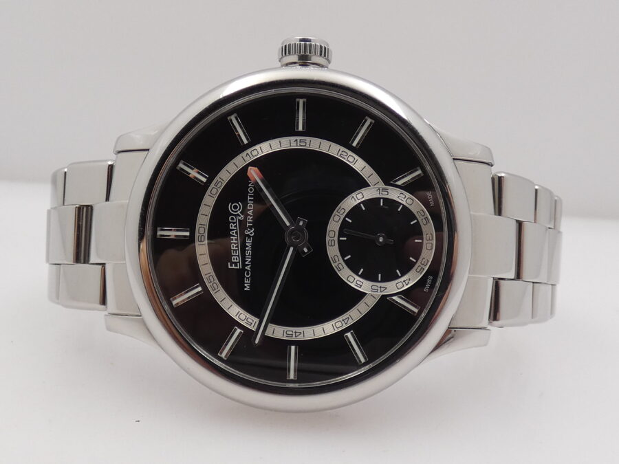 Eberhard & Co. Traversetolo 21116 BOX&PAPERS Anno 2022 Hand Winding With Bracelet Acciaio - immagine 4