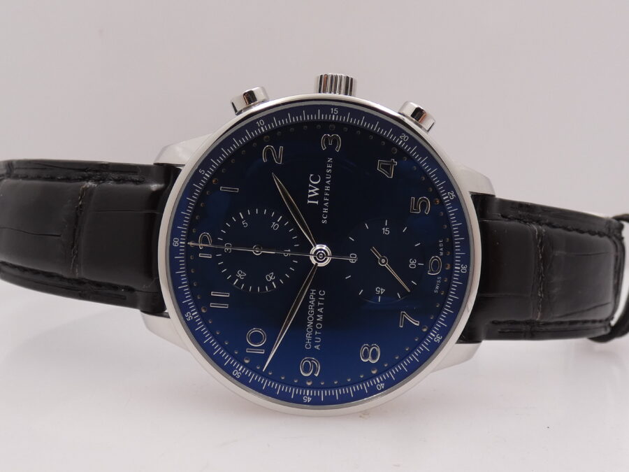 IWC Cronografo Portoghese IW371491 With PAPERS Automatico Anno 2019 TOP CONDITION Acciaio - immagine 4