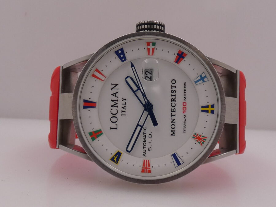 Locman Montecristo Yacht Club Titanio 44mm BOX&PAPERS White Dial Automatic S.I.O. Ref. 511 - immagine 4