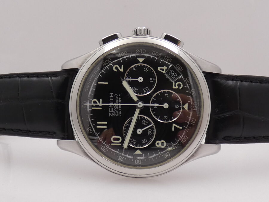 Zenith El Primero Chronografo 38mm 01.0500.400 Automatic Date Anni '2000s Acciaio - immagine 4