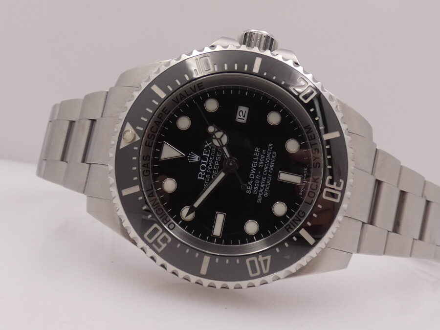 Rolex Sea-Dweller 4000 DEEPSEA 116660 Chromalight BOX&PAPERS ITALIA Anno 2012 Acciaio - immagine 4