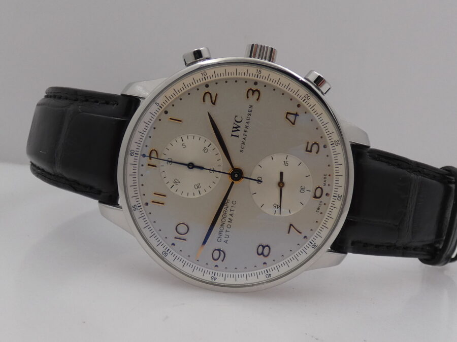 IWC Portuguese Cronografo IW3714 With PAPERS Anno 2018 Automatico Acciaio TOP CONDITION - immagine 5