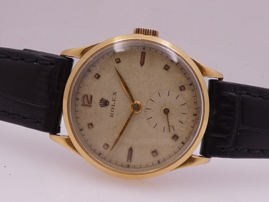 Rolex Precision Chronometer 2552 18Kt Solid Gold YEAR 1955 Manual Winding - immagine 6