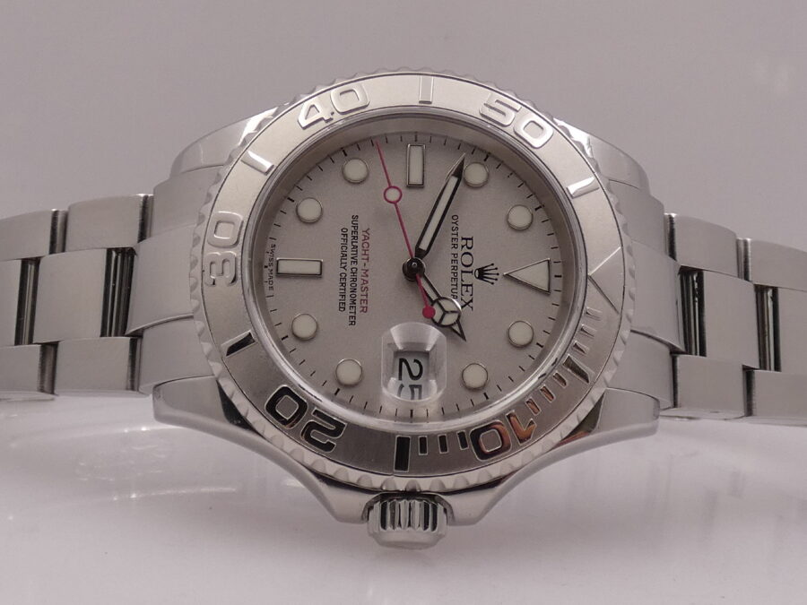 Rolex Yacht-Master 40 Rolesium Platinum 16622 Anno 2004 Automatico Oyster Bracelet Acciaio - immagine 5