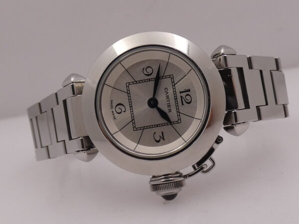 Cartier Pasha Miss Pasha Lady 2973 Silver Dial With Bracelet Acciaio Anni '2000