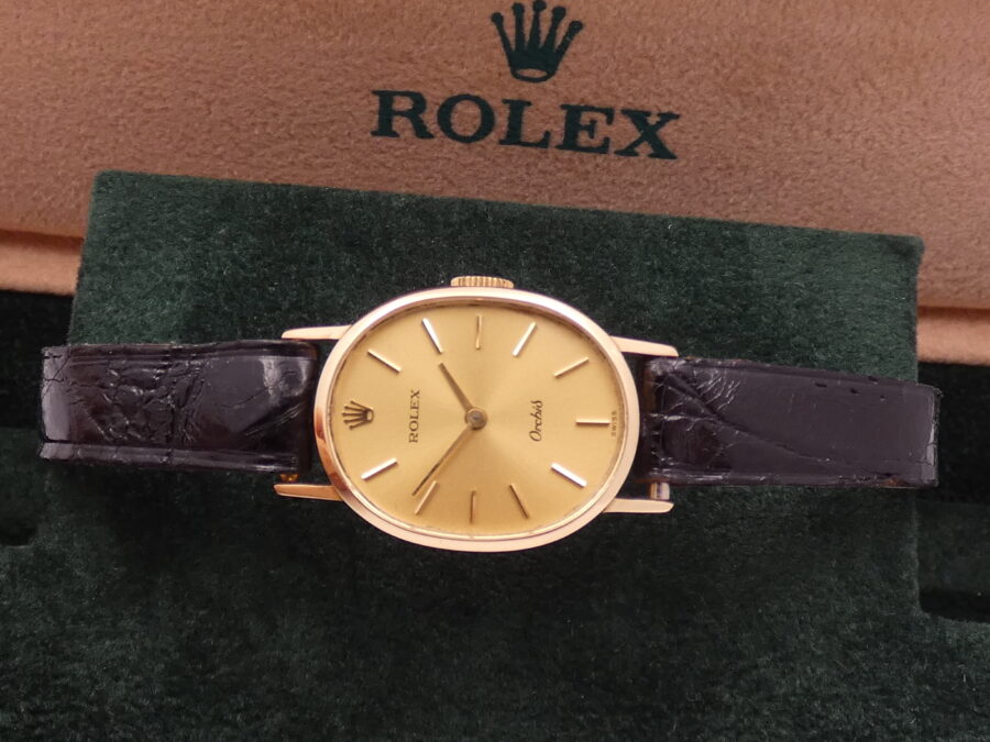 Rolex Orchid Lady 18Kt Solid Gold Hand Winding JUST SERVICED Anno 1981 Ref. 2667 - immagine 6