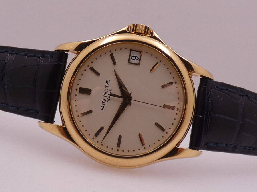Patek Philippe Calatrava 5127J 37mm Automatico 18Kt Solid Gold BOX&PAPERS anno 2005 MINT CONDITION - immagine 5