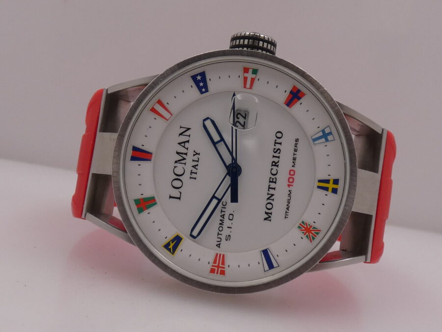 Locman Montecristo Yacht Club Titanio 44mm BOX&PAPERS White Dial Automatic S.I.O. Ref. 511 - immagine 5