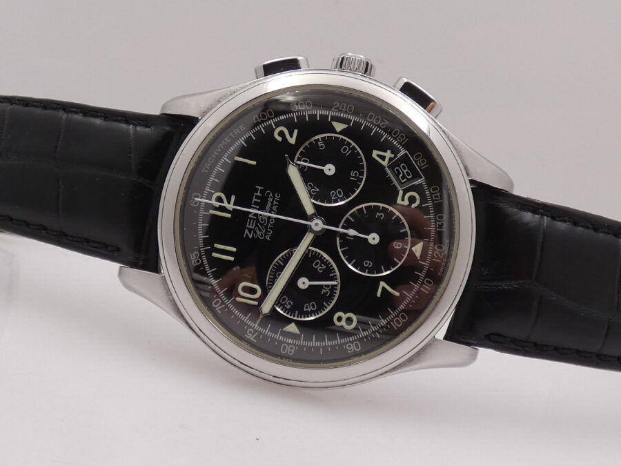Zenith El Primero Chronografo 38mm 01.0500.400 Automatic Date Anni '2000s Acciaio - immagine 5