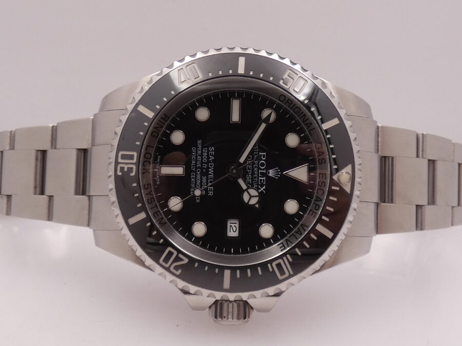 Rolex Sea-Dweller 4000 DEEPSEA 116660 Chromalight BOX&PAPERS ITALIA Anno 2012 Acciaio - immagine 5
