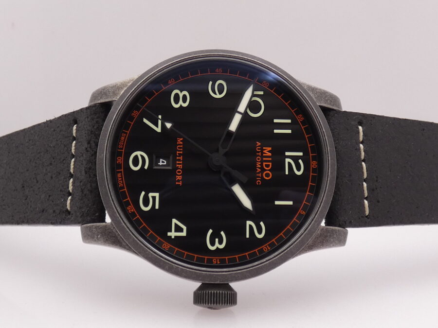 Mido Multifort Arabic 44mm NUOVO BOX&PAPERS Automatic Date March 2025 Steel Ref. M032607A - immagine 6